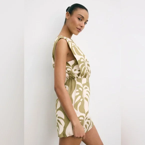 Mon Renn Midsummer Palm Mini Dress - Picture 2 of 11